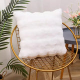 Almofada de Pelúcia Luxuosa para Sofá e Quarto