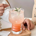 Copos de Vidro Espiral 450ml - Individual ou 2pcs