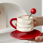 Xícara de Porcelana com Pires Elegante 230ml