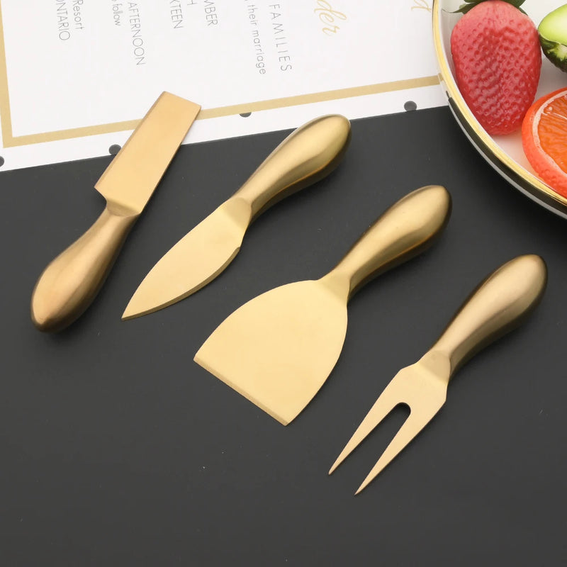 Jogo Cortadores de Queijo Gold 6 Pcs