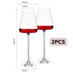Kit Taças Borgonha Ultrafina 2 Pcs