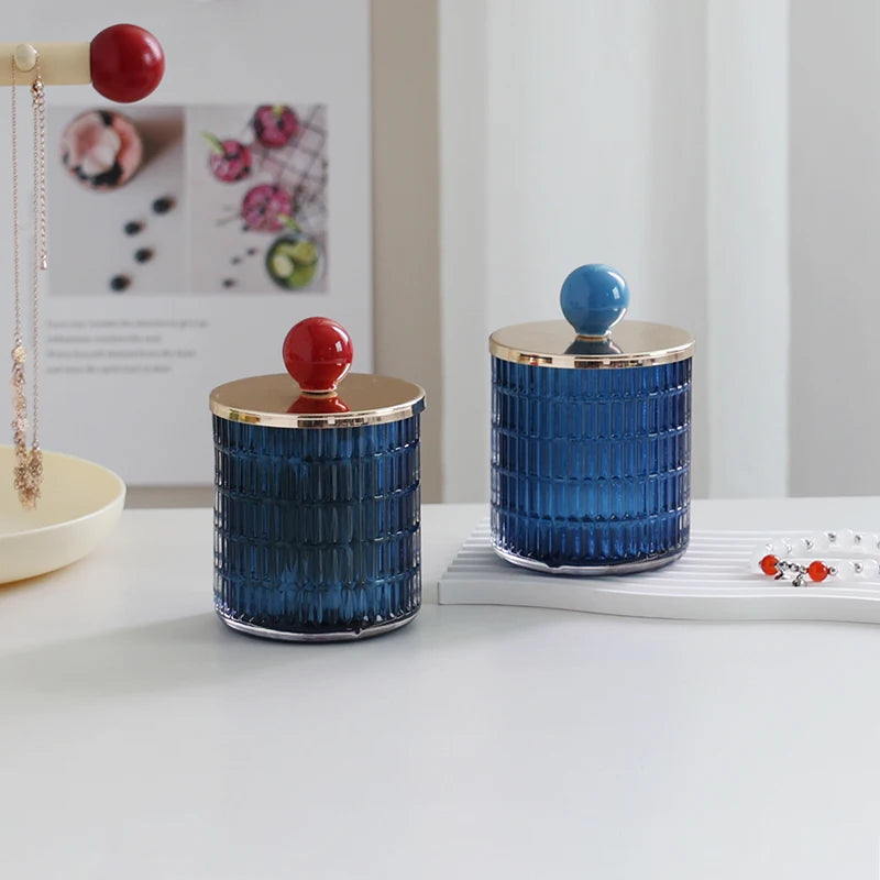 Pote de Vidro Multicolorido