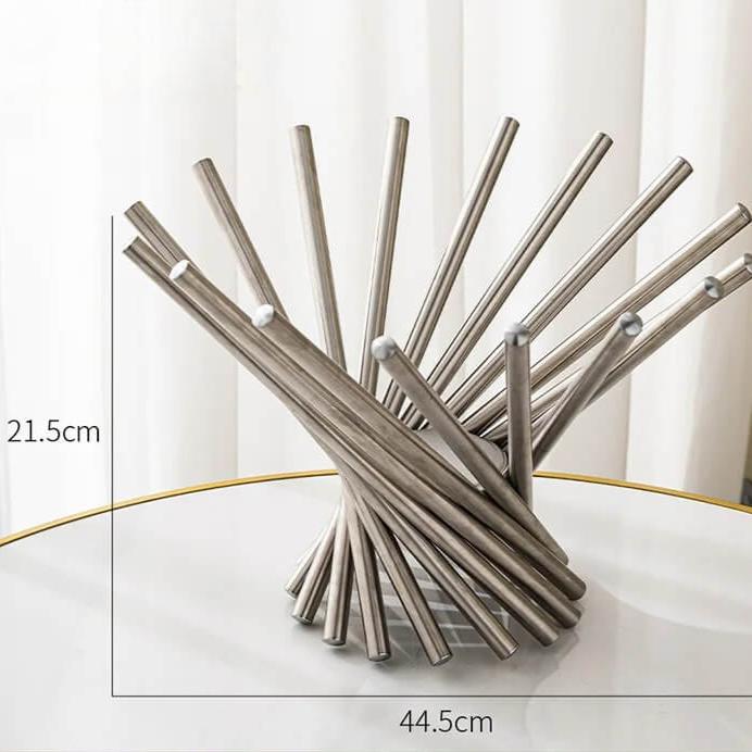 Fruteira Criativa Espiral em Metal