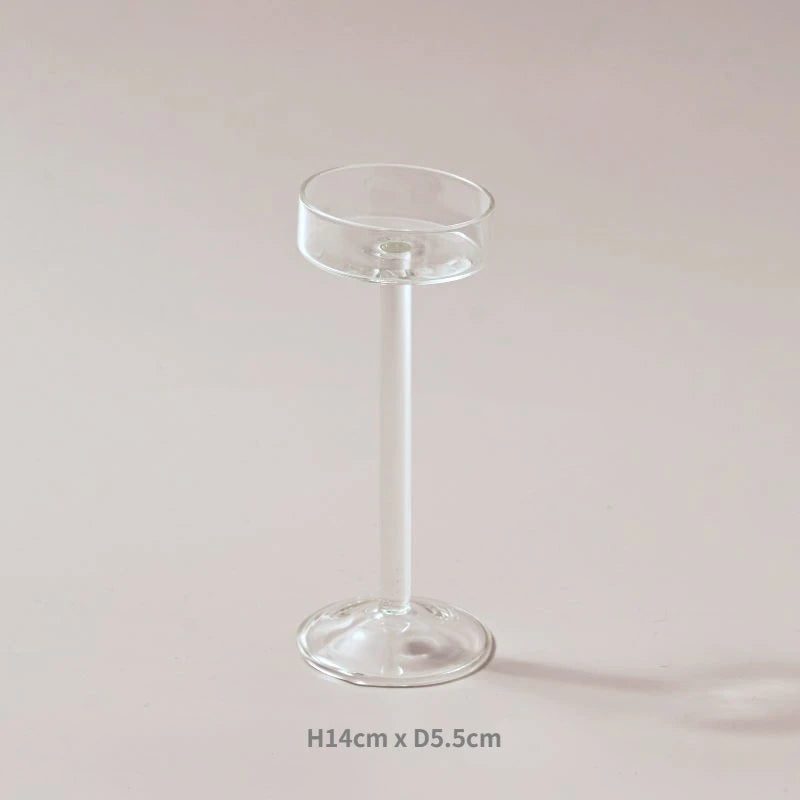 Castiçais de vidro conjunto tealight castiçal decoração para casa peças centrais mesa casamento suporte cristal configuração mesa jantar