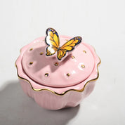 Pote Butterfly para Doces em Cerâmica