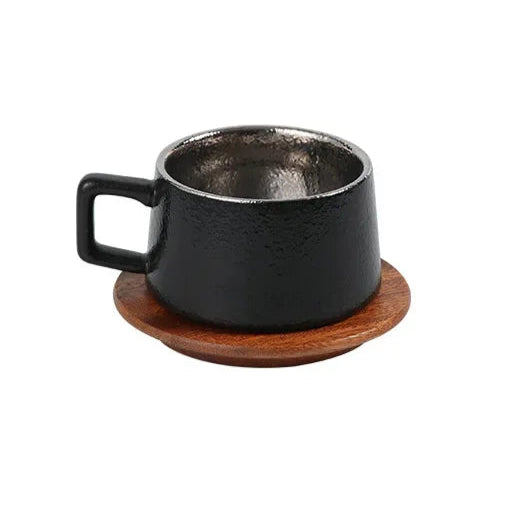 Conjunto Luxo Retrô Xícara e Pires - 230ml