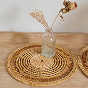 Descanso para Mesa em Vime Individual ou Kit 3pcs