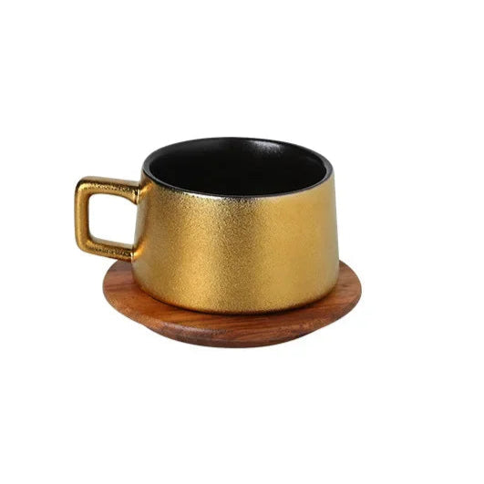 Conjunto Luxo Retrô Xícara e Pires - 230ml