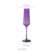 Taças e Copos de Cristal Lilás - Individual
