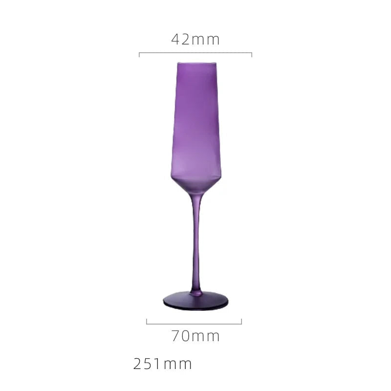 Taças e Copos de Cristal Lilás - Individual