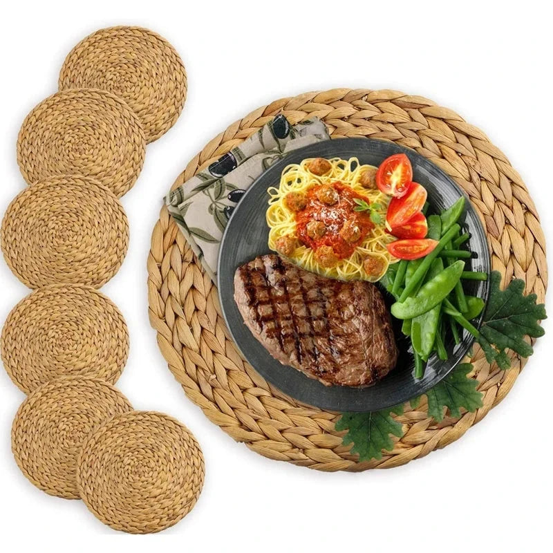 Jogo Americano Redondo 6pcs para Mesa Artesanal