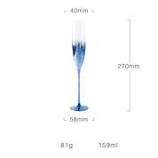Linha Taças Blue 3 Tamanhos