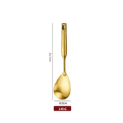 Conjunto De Utensílios De Cozinha Em Aço Inoxidável, Colher De Cozinha, Colher, Acessórios Para Casa, Ferramentas De Cozinha, Luxo, 7Pcs