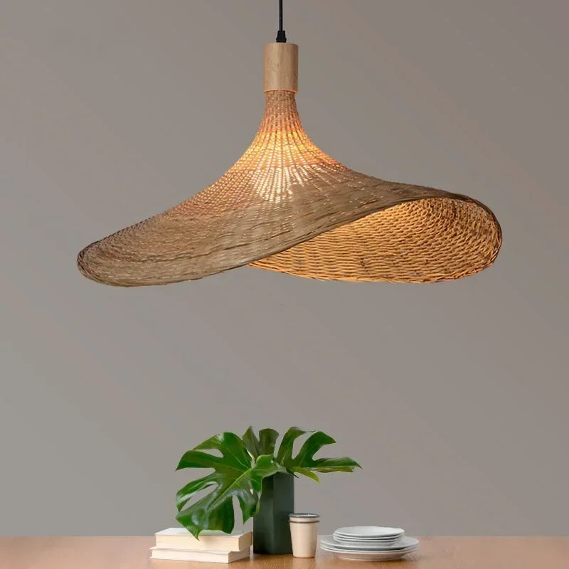 Lustre de Bambu Artesanal Moderno