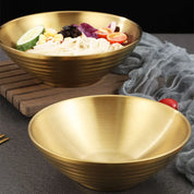 Tigela Gold em Inox - 5 Tamanhos