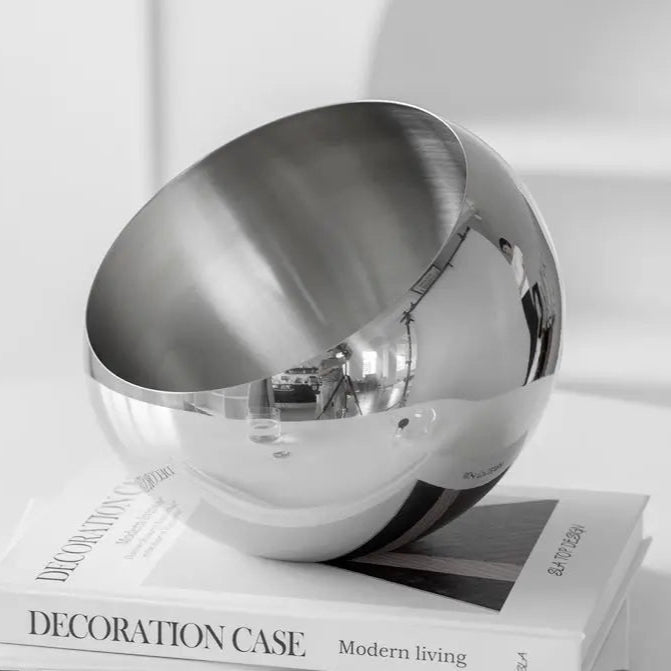 Bacia de Frutas Luxuosa em Aço Inoxidável Nordic