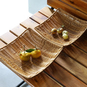 Cesta de Armazenamento em Rattan