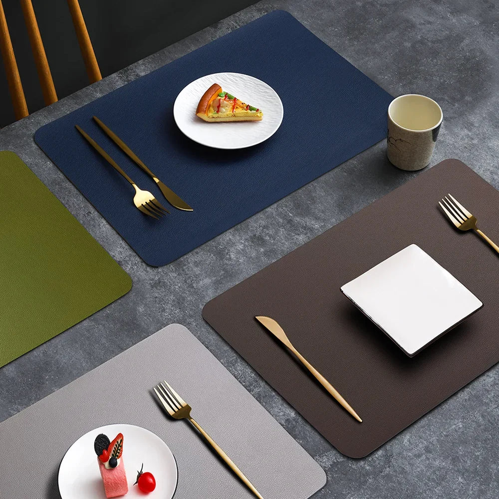 Jogo de Sousplats 4 Peças Antiderrapantes e Térmicos para Mesa Posta