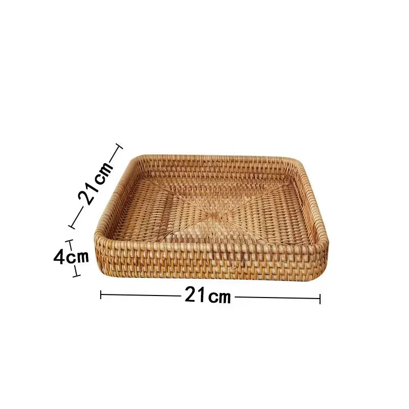 Bandeja Tecida a Mão 4 Modelos