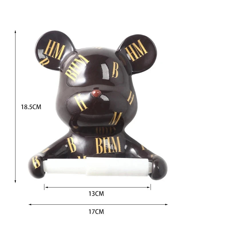 Porta Papel Ursinho Criativo