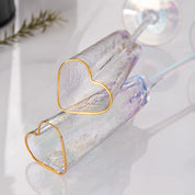 Kit Taças Heart Color para Champanhe 2 Pcs