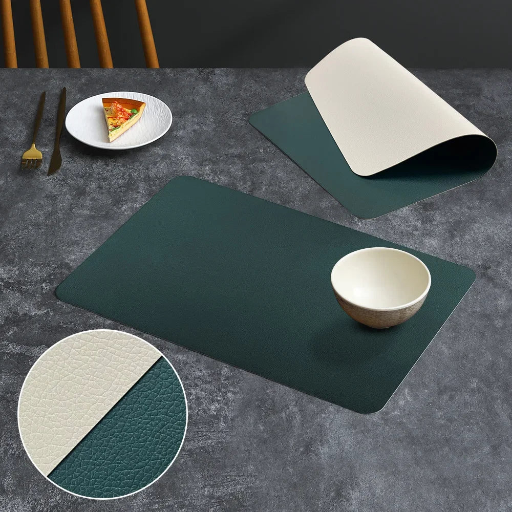 Jogo de Sousplats 4 Peças Antiderrapantes e Térmicos para Mesa Posta