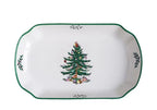 Cerâmica de Natal Louça Quadrada, Placa Longa de Alta Qualidade Padrão De Planta Vintage, Salada De Frutas Domésticas, Novo