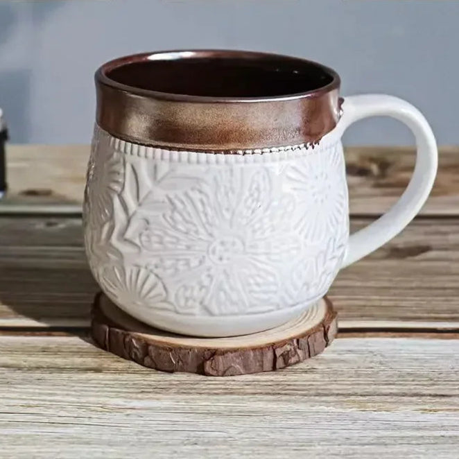 Caneca Cerâmica Retrô - 520ml
