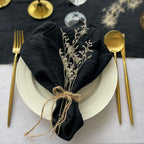 Guardanapos de Algodão Feitos à Mão 32x32cm - Conjunto de 10pcs