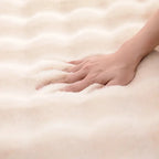 Tapete Redondo de Veludo Luxuoso