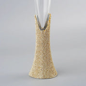 Taça de Cristal Luxuosa com Base Strass - 150ml