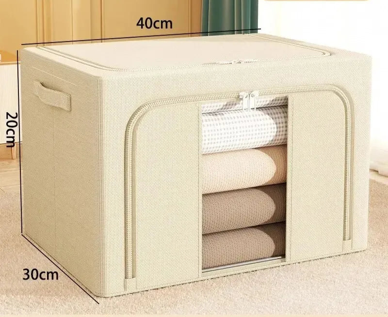 Caixa Organizadora Dobrável em Tecido Premium