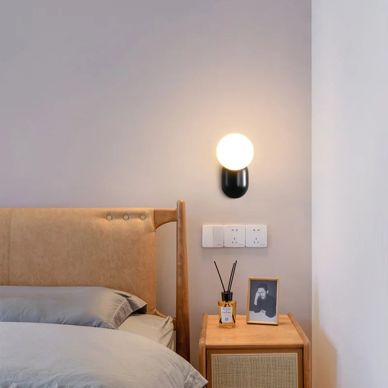 Arandela LED Nórdica Minimalista para Decoração
