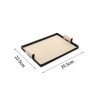 Bandeja Quadrada Vime com Alça