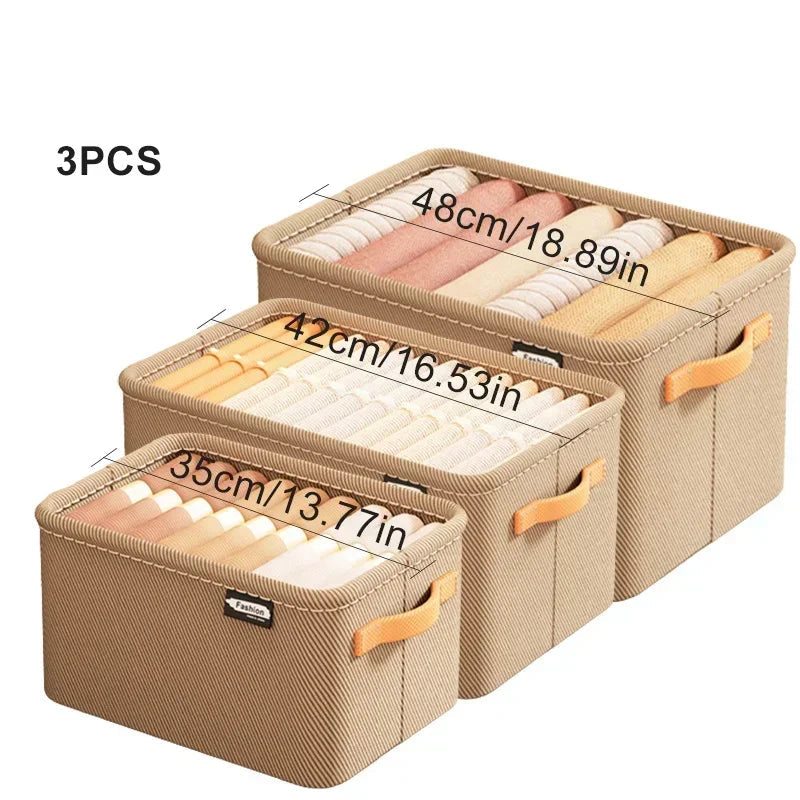 Caixa Organizadora de Roupas para Guarda-Roupas