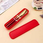 Conjunto Talheres Portátil em Inox 4 Pcs