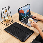 Case para MacBook em Couro Tipo Envelope para MacBook Air e MacBook Pro