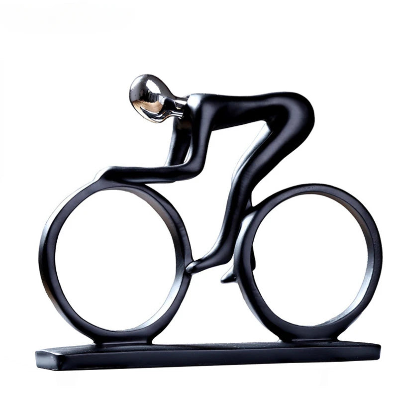 Ciclista Estatueta Minimalista