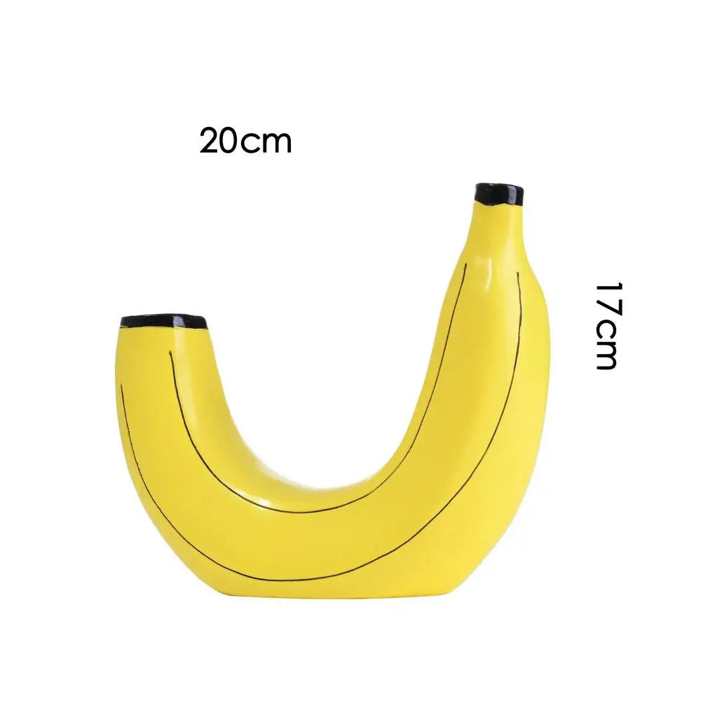 Vaso de banana simples para sala de estar suporte de vaso de flores redondo decoração de mesa sapateira vertical decoração de casa