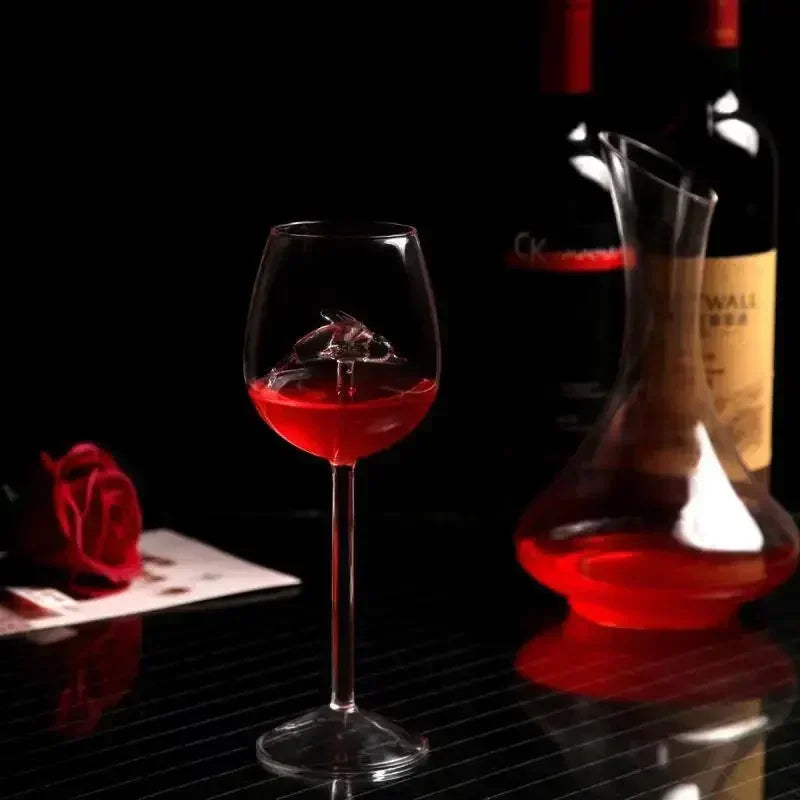 Taça de Vinho com Design Marinho Exclusivo