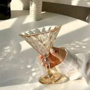 Taça Vintage de Vidro para Champanhe