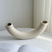 Vaso Ornamento Meia Lua