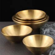 Tigela Gold em Inox - 5 Tamanhos