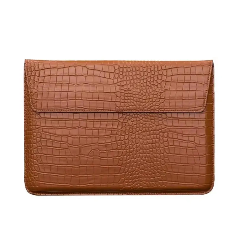 Case para MacBook em Couro Tipo Envelope para MacBook Air e MacBook Pro