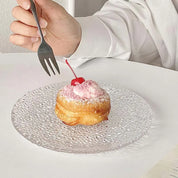Prato para Decoração de Mesa Vidro