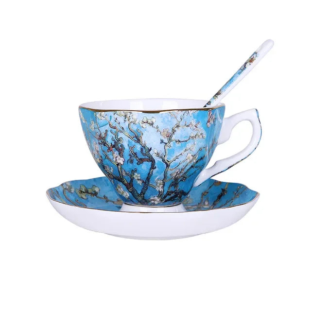 Conjunto Xícara Van Gogh 3 Peças