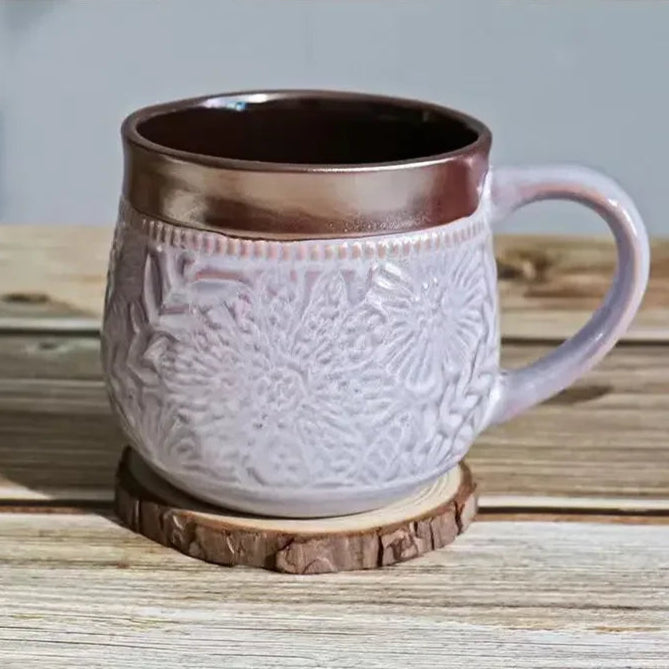 Caneca Cerâmica Retrô - 520ml