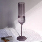 Taças e Copo de Cristal Roxo Fosco - Individual