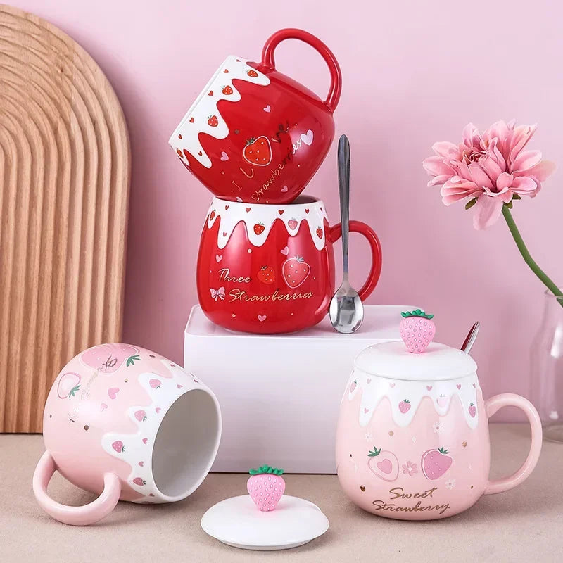 Caneca Strawberry 450ml