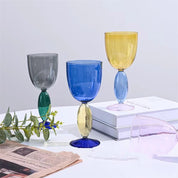 Taça de Vidro Arte Colorida - 300ml